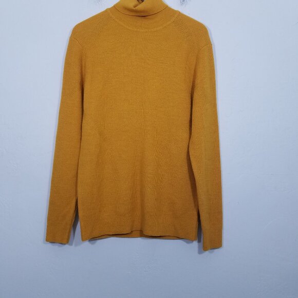Magaschoni Man 100% Wool Turtleneck Sweater Size L - Picture 1 of 3